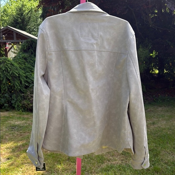NWT Sam Edelman Beige Button-Up Jacket - Picture 5 of 5